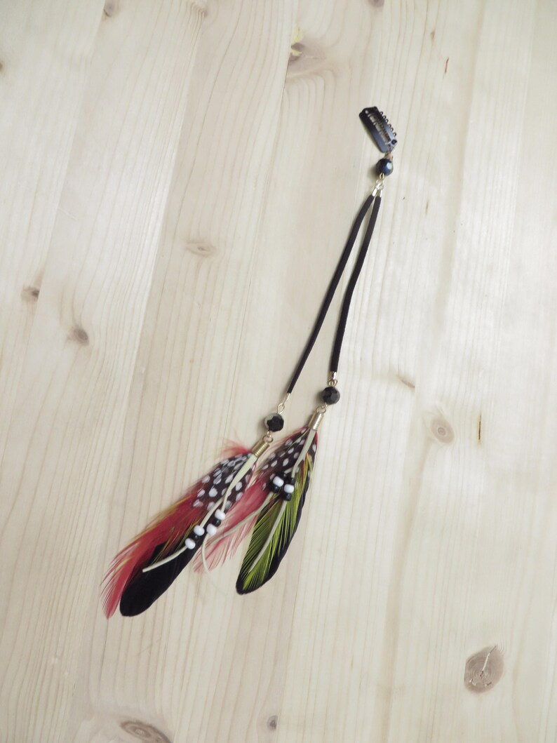 Feather Hair Extension Bohemian Hair Accessories Boho Etsy