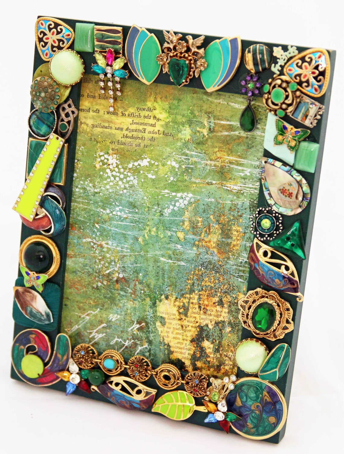 Jeweled Picture Frame Etsy