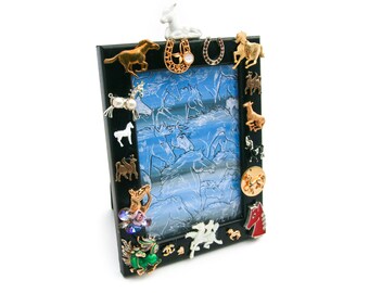 Horse-Themed Picture Frame