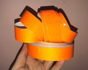 Roll of Reflective 'Orange Scotchlite' Hula Hoop Tape