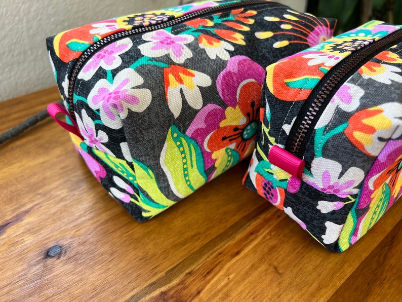 Makeup Bags, Travel Cosmetic Bag, Travel Makeup Bag, Square Makeup Bag