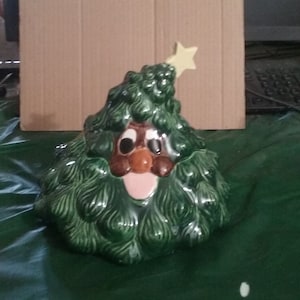 Ceramic Christmas Tree Candy Dish