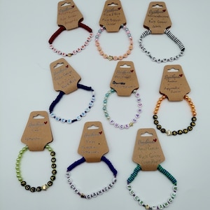F*ck Cancer Clay beaded bracelets - F*ck Cancer Beaded Bracelets - Cancer Awareness - Caregiver Appreciation Bracelets - Gift for Friend