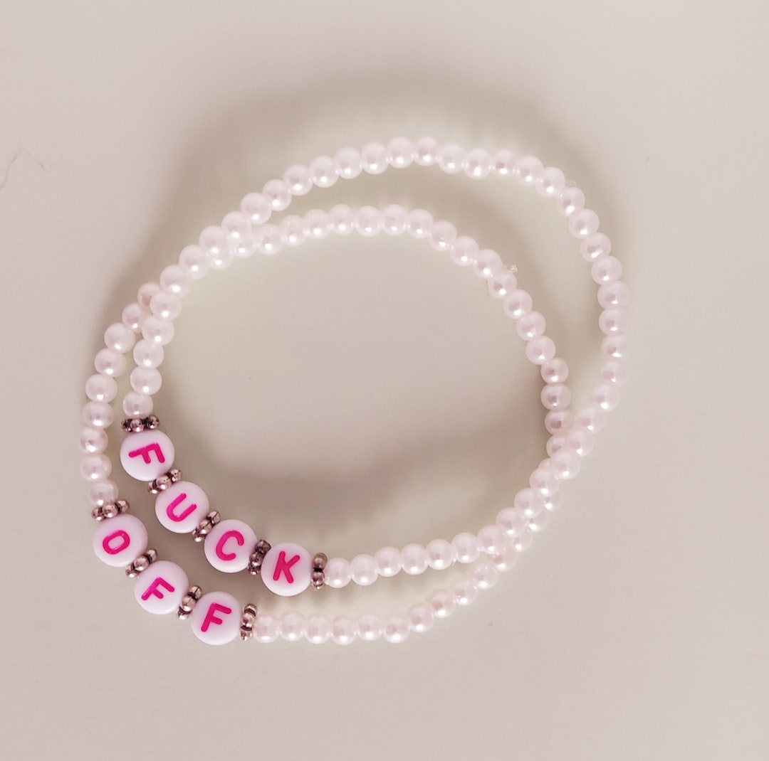 edgy-beaded-word-bracelet-set-fuck-off-or-fuck-you-etsy