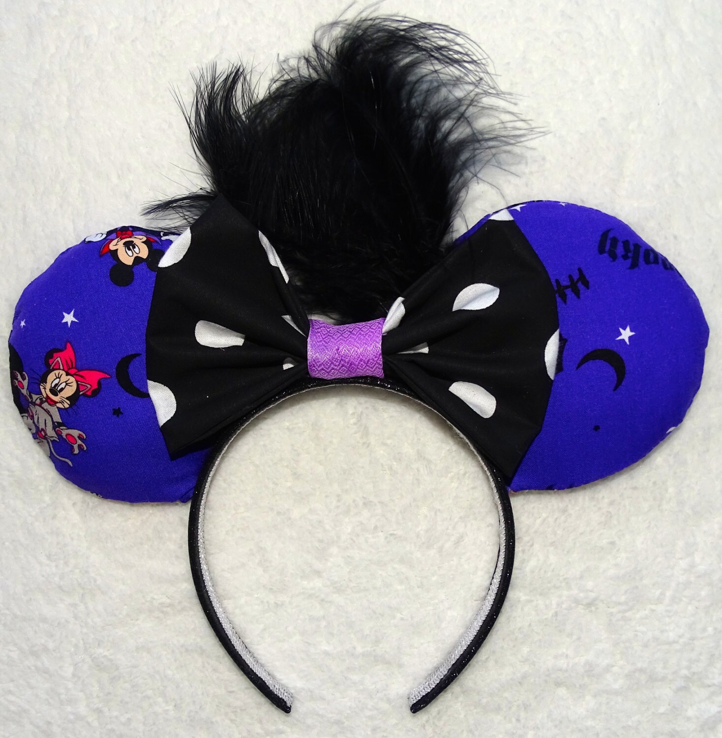 Halloween Mickey Mouse Headband Ears Minnie Mouse headband Etsy