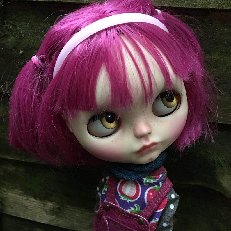 RESERVED Plum OOAK custom 36 Blythe doll reserved for Liz Etsy
