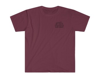 Book Smart Graphic Tee | Book T-Shirt | Reader Graphic Tee | Left Chest Logo Unisex Softstyle T-Shirt
