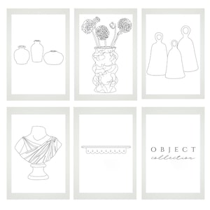 Interior Design Object Collection - 5 2D AutoCAD Home Décor Blocks for Elevations (DWG Files)