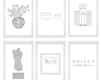 Home Decor CAD Blocks: 2D Interior Design Accents (DWG Files)