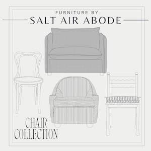 AutoCAD Chair Blocks: Classic Interior Design CAD Files (Digital Download)