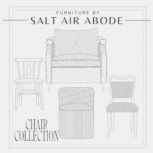 AutoCAD Chair Blocks: 2D DWG Files for Interior Design (Digital Download)