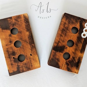 Mini Washer Toss Game: Reclaimed Wood Bar Game, Tabletop Fun