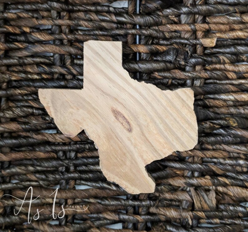 Wood Texas Cutout, Wedding Favor Gift For Him Guy, Office Desk Decor, Texas State, Birthday, Vacation Travel Map, Spring, Mothers Day Father image 2