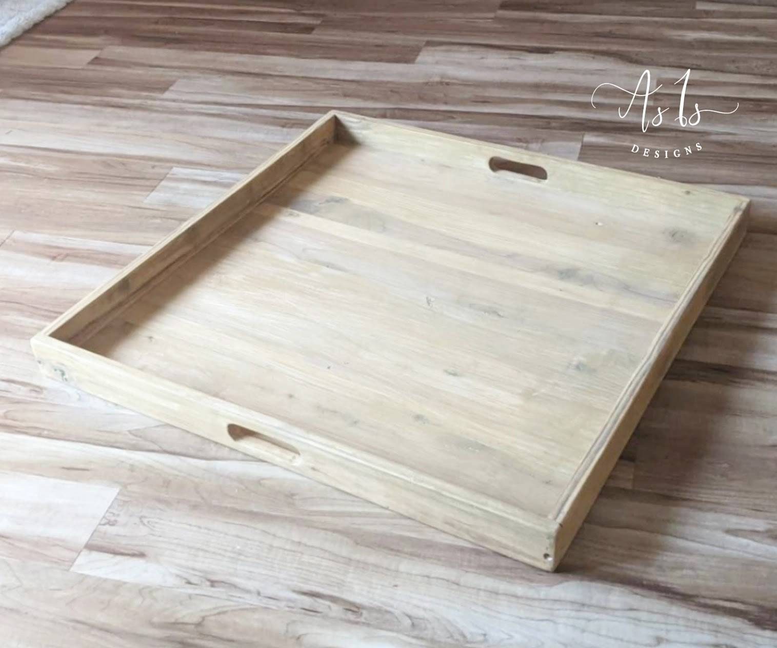 Set 3 Vassoi Decorativi In Legno Di Noce - Normcore, Fatti A Mano, Forma Irregolare, Impilabili - copertina