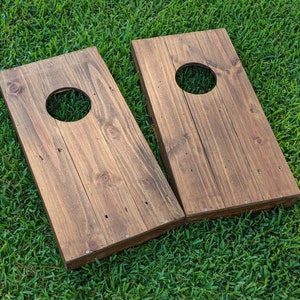 Wood Cornhole Boards Game, Travel Sized Wood Bean Bag Toss, Wedding, Men's Birthday Present, Tailgate Sport Football, Mothers Day Father Day