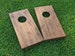 Wood Cornhole Boards Game, Summer Gift, Travel Sized Wood Bean Bag Toss, Wedding, Men's Birthday Present, Tailgate Sports Football Party Bar 