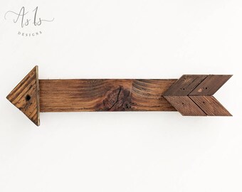 Rustic Wood Arrow, Unique Reclaimed Wood Home Decor, Marriage Proposal, Wedding Signs, Direction Path, Children, Spring, Mothers Day Father