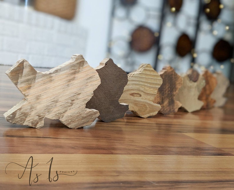 Wood Texas Cutout, Wedding Favor Gift For Him Guy, Office Desk Decor, Texas State, Birthday, Vacation Travel Map, Spring, Mothers Day Father image 4