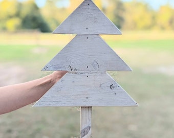 Rustic Christmas Tree Decor, Reclaimed Wood Farmhouse Decoration, Natural Home Accents, Photo Props Family, Summer, Back To School