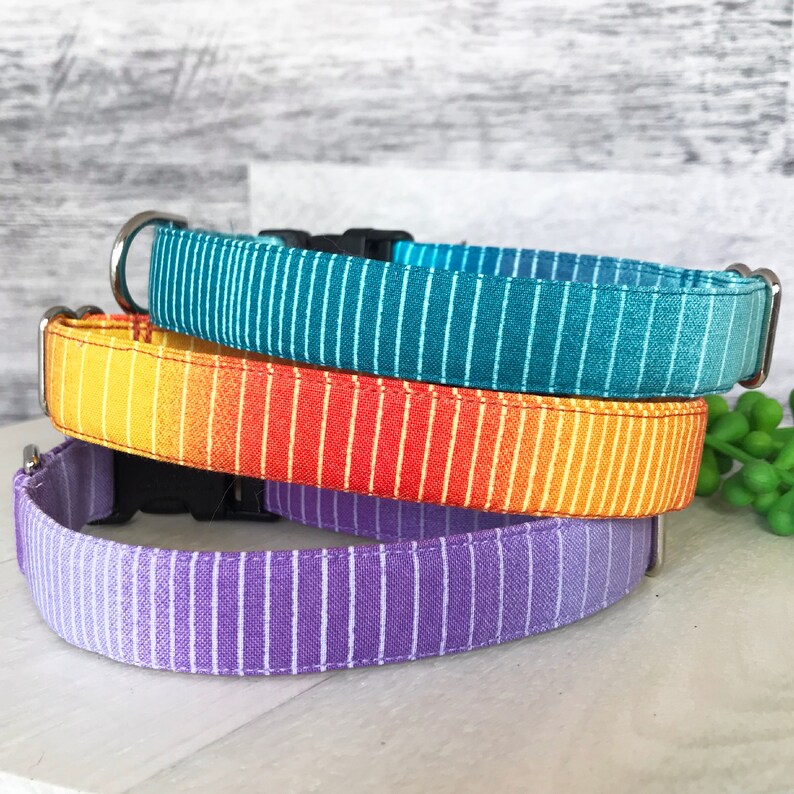 Dog Collar and Bow Tie Dog Collar and Flower Ombré Dog Etsy