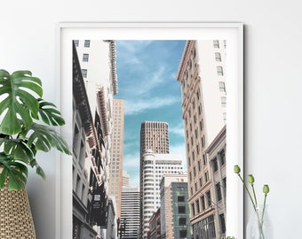 San Francisco Wolkenkratzer, Reise inspiriert Fotografie Fine Art Fotografie