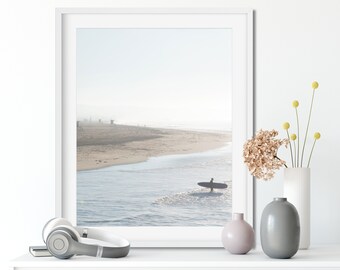 Newport Surfer, Travel and Beach Inspired Fine Art Photography Print
