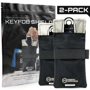 Mission Darkness Faraday Bag for Keyfobs // Anti-hacking Bag for Keyless Entry Systems & Vehicle Security