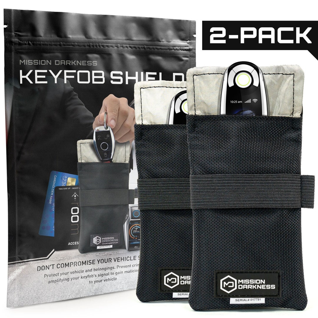 Mission Darkness Faraday Bag for Keyfobs // Anti-hacking Bag for