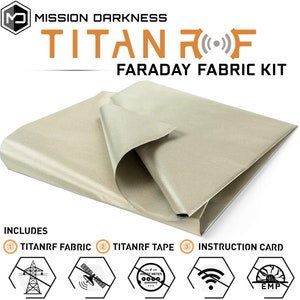 Mission Darkness Titanrf Faraday Fabric Kit RF Shielding Material