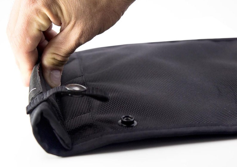 Mission Darkness NeoLok Tablet Size Faraday Bag with USB Filter