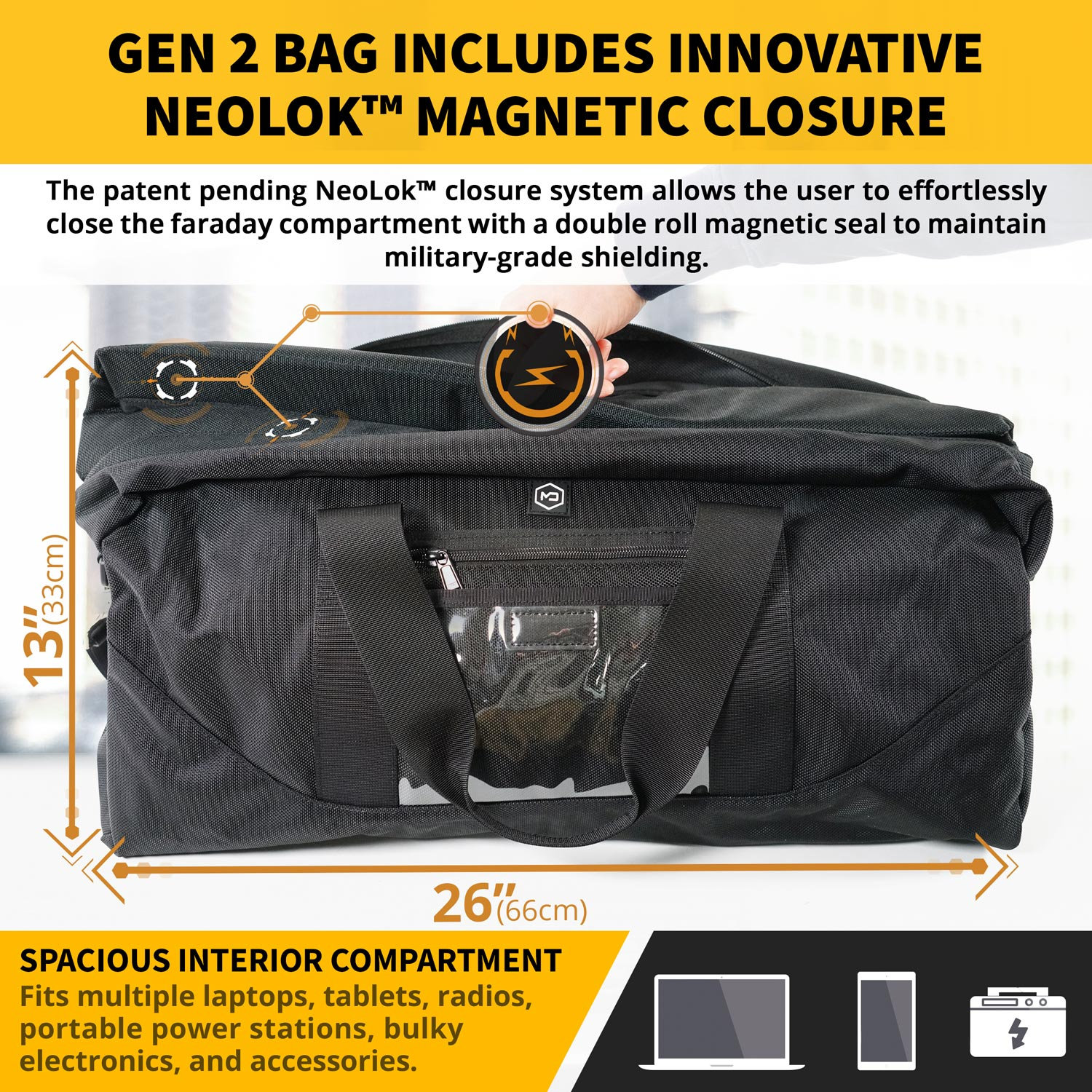 mission darkness x2 faraday duffel bolsa