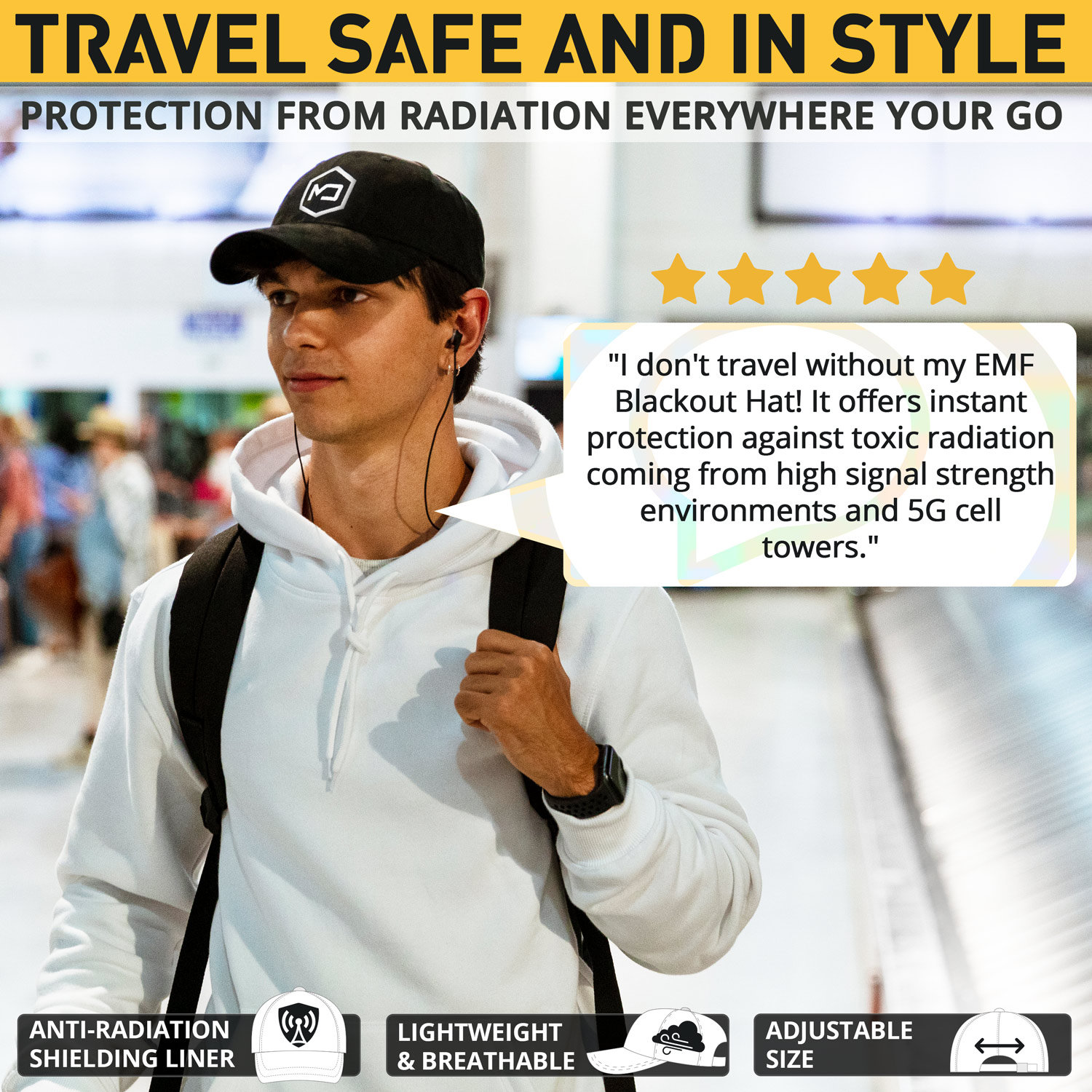 Mission Darkness EMF Blackout Hat - Etsy