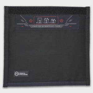 Mission Darkness Faraday Bag for Phones | Signal Blocking RF Shield Pouch | Anti-Hacking Anti-Tracking Protection