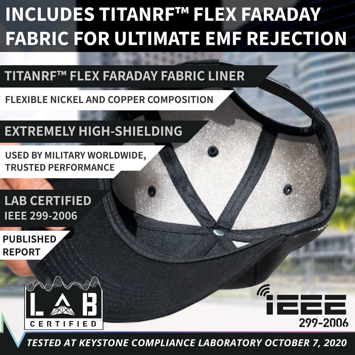 Mission Darkness EMF Blackout Hat - Etsy