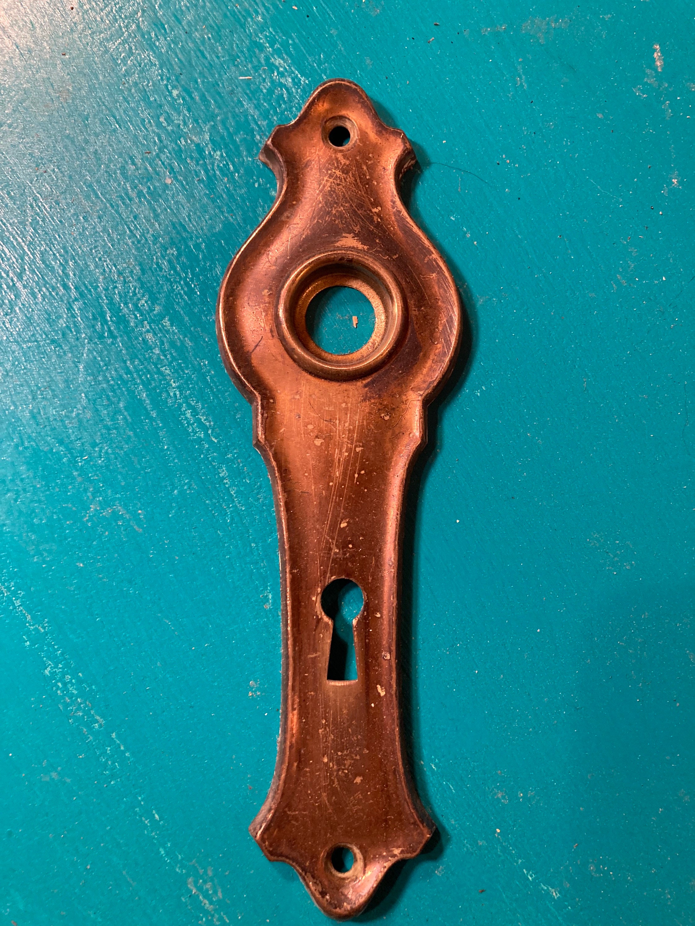 8 plates available. Vintage Antique Door Plate knob and key Etsy