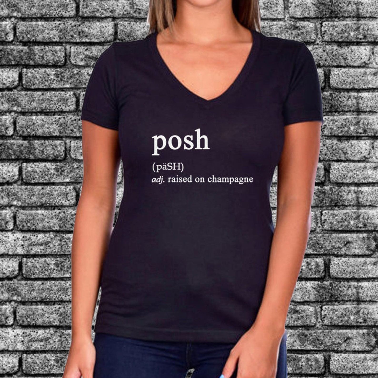 Posh Funny Definition Glitter Ladies Shirt Funny Humor - Etsy UK