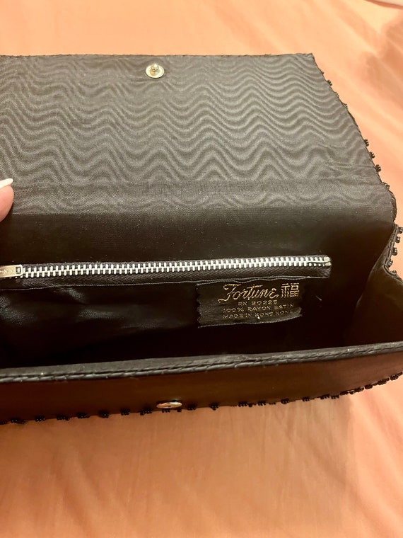 1960s Envelope Clutch with Folding Chain Handle