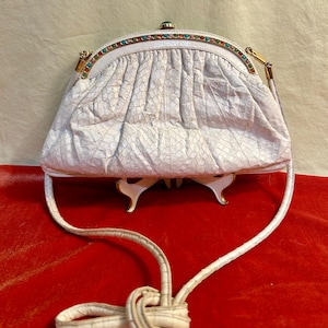 Vintage Walter Katten bolso bandolera de piel de serpiente