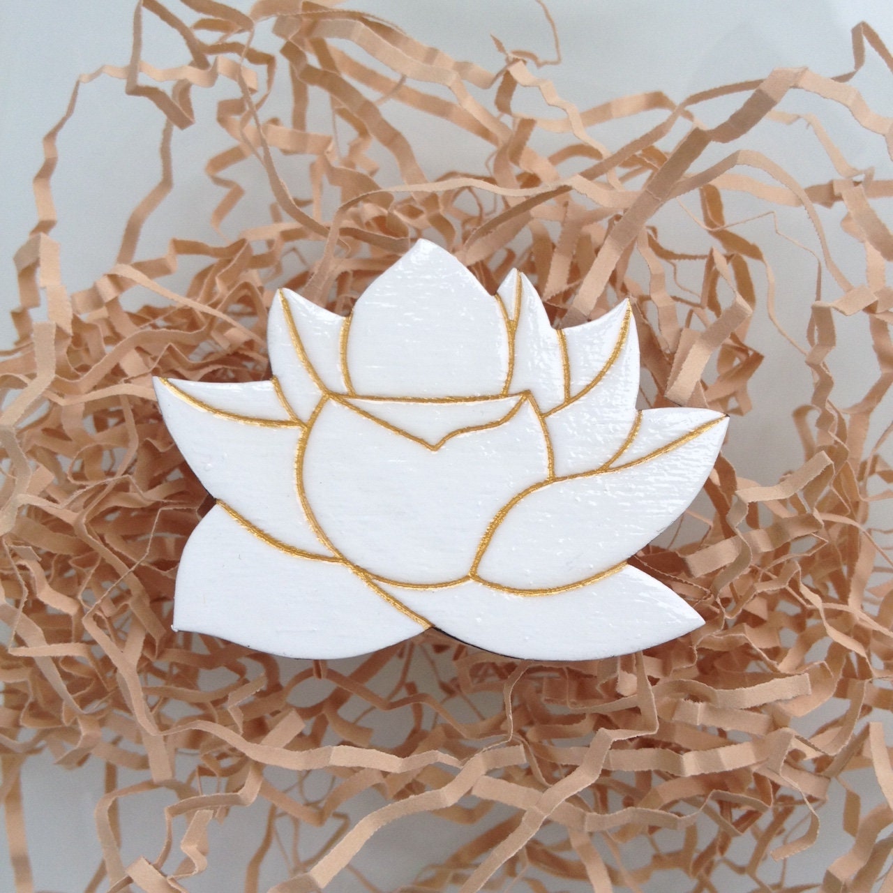 Lotus favors Lotus pin Idea gift for yoga lovers Yoga teacher Etsy