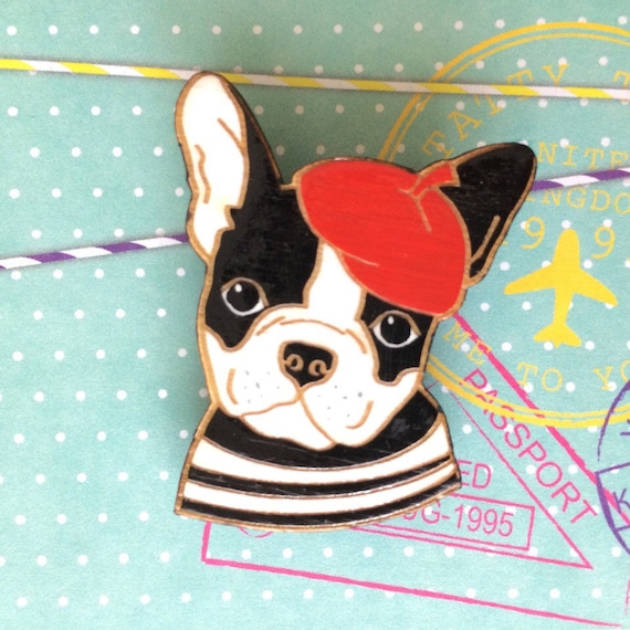 french bulldog with beret