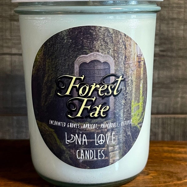 100% Soy Forest Fae Scented Candle 8 oz