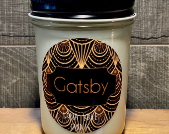 100% Soy Roaring 20s Gatsby Candle Scented 8 oz