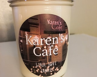 100% Soy Karen&#39;s Cafe/ OTH Scented Candle
