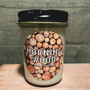 100% Soy Morning Wood Scented Candle 8oz