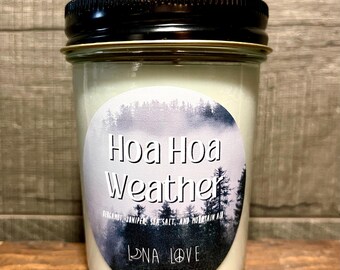 100% Soy “Hoa Hoa Weather” Scented Candle 8 oz