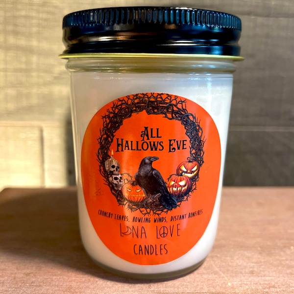100% Soy “All Hallows Eve” Scented Candle 8 oz