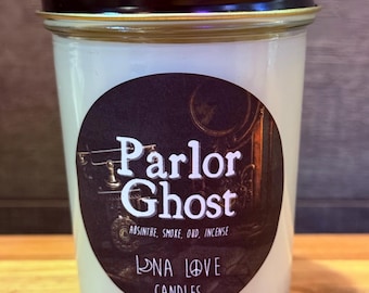 100% Soy “Parlor Ghost” Scented Candle 8 oz