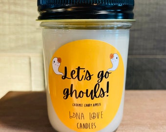 100% Soy “Let’s Go Ghouls” Scented Halloween Candle 8 oz