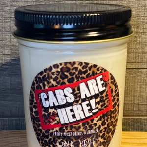 100% Soy Cabs Are Here! Scented Candle