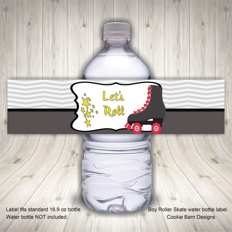 Roller Skating Birthday Party Stickers Roller Skate Party Etsy